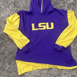 LSU Purple and Yellow Long Sleeve Hoodie